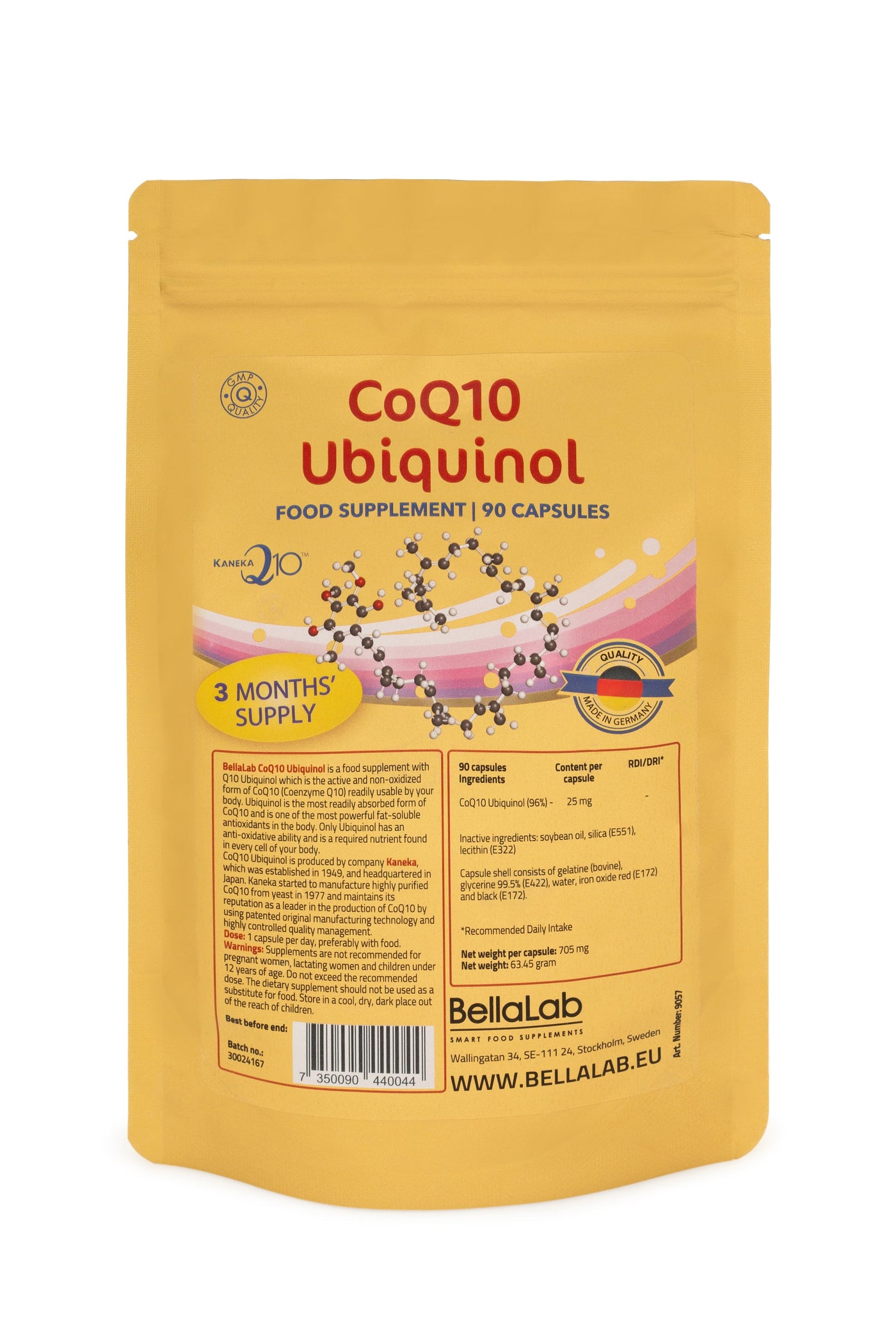 CoQ10 Ubichinol 25 mg