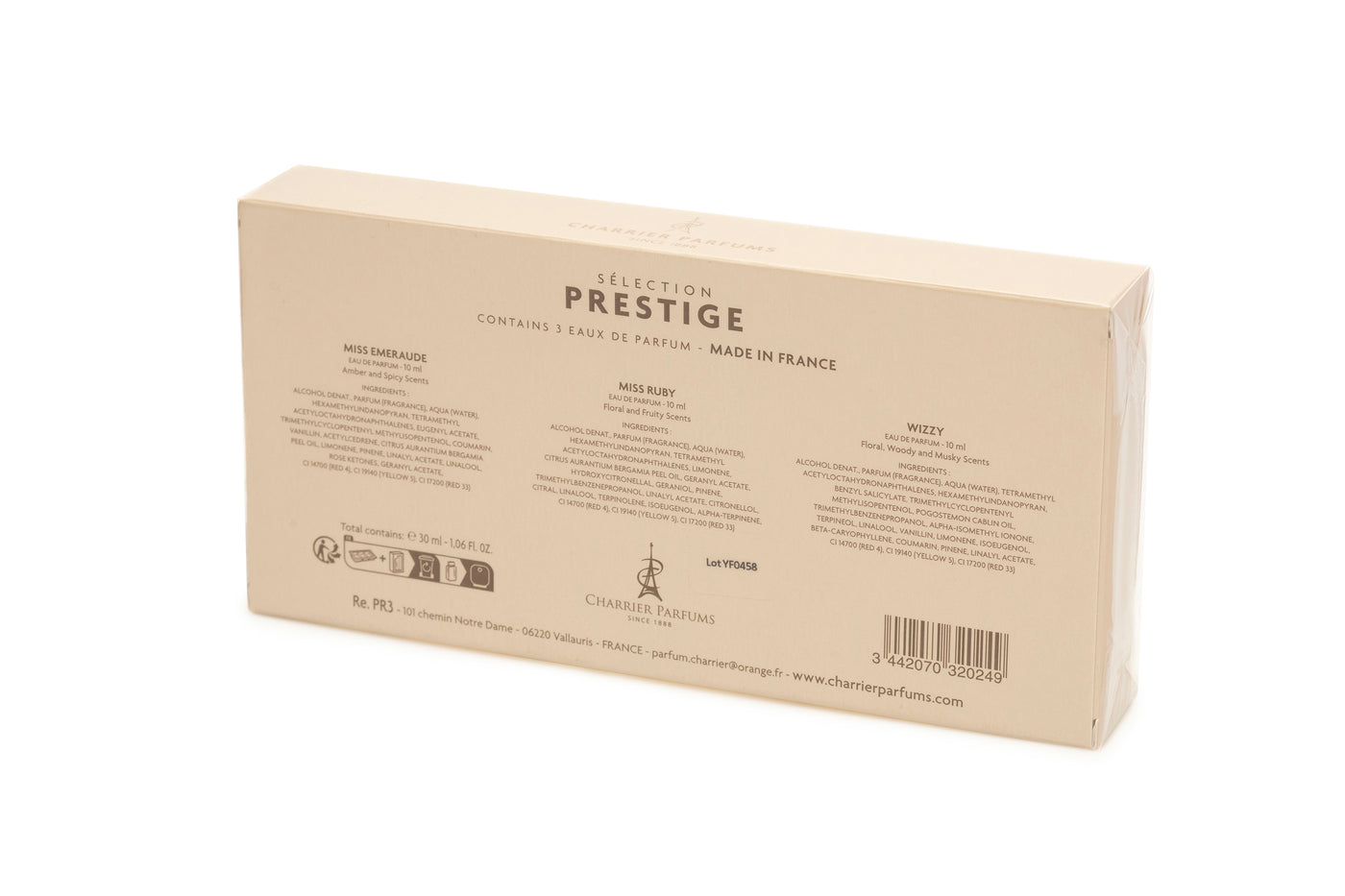 Parfumová sada - Selection Prestige France 3 ks