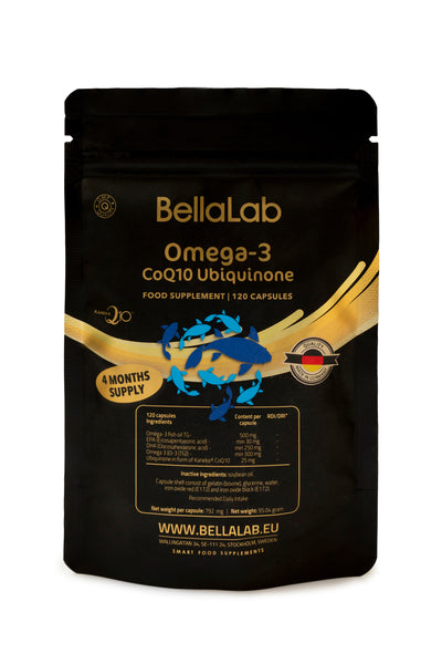 Omega 3 + koenzým Q10 Ubiquinone 2