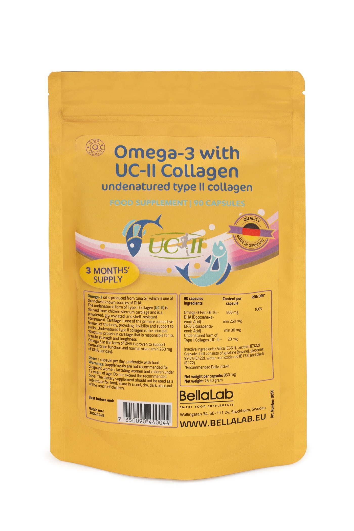 Omega 3+UCII (kolagén typ II)